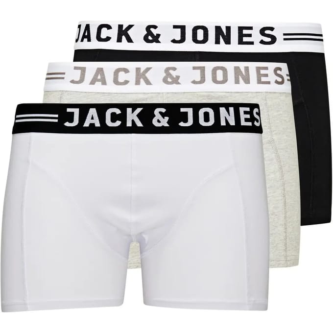 JACK & JONES- SENSE TRUNKS 3-PACK NOOS - Heren - Trunks