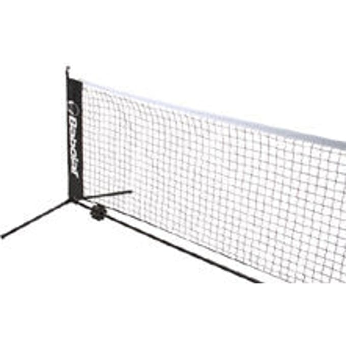 Babolat opzet badmintonnet tennisnet - staal - zwart - 5.8m