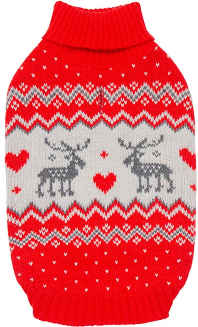 Jack and Vanilla Dogwalk Hondentrui Rood - Maat M: 35 cm