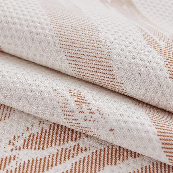 Jacquard Cool Bean Sofakussen Zomer Sofahoes Nieuw Kleurrijk Mat Kussen Zomer Sofahanddoek 70*70cm white