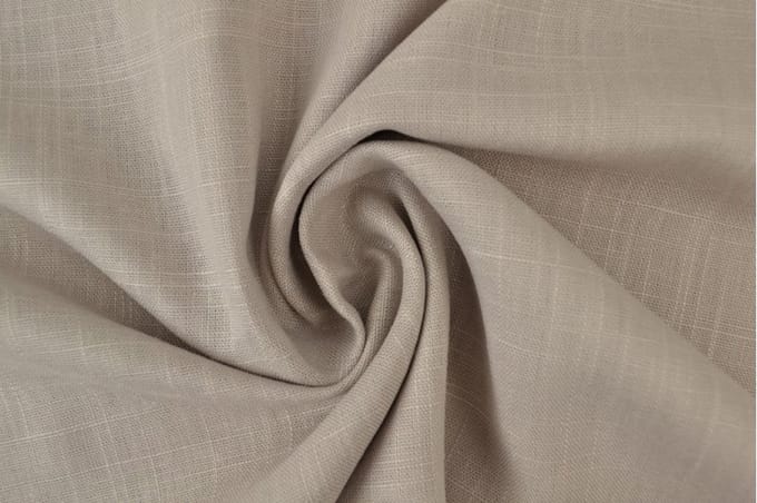 Linnen viscose stof - Zilvergrijs - 1 meter - Per meter - 150cm breed