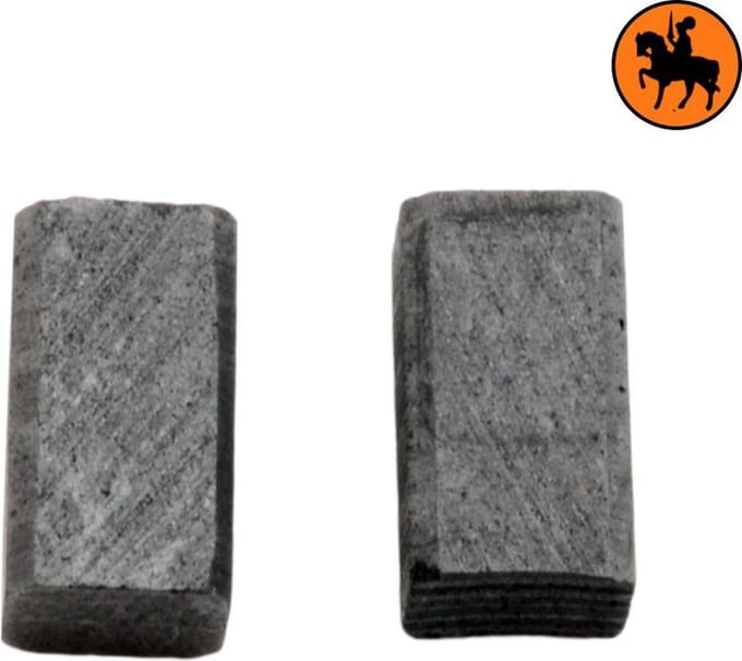 Koolborstelset voor Black & Decker  BD282E - 6x6x10,5mm - Vervangt 832998-04