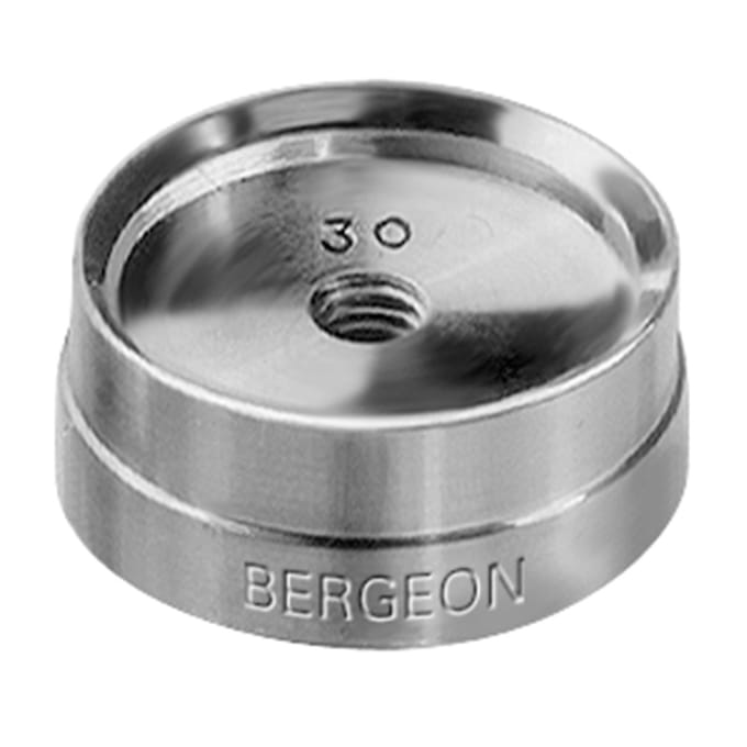 Aluminium drukstuk 38 + 40 mm, concaaf Bergeon