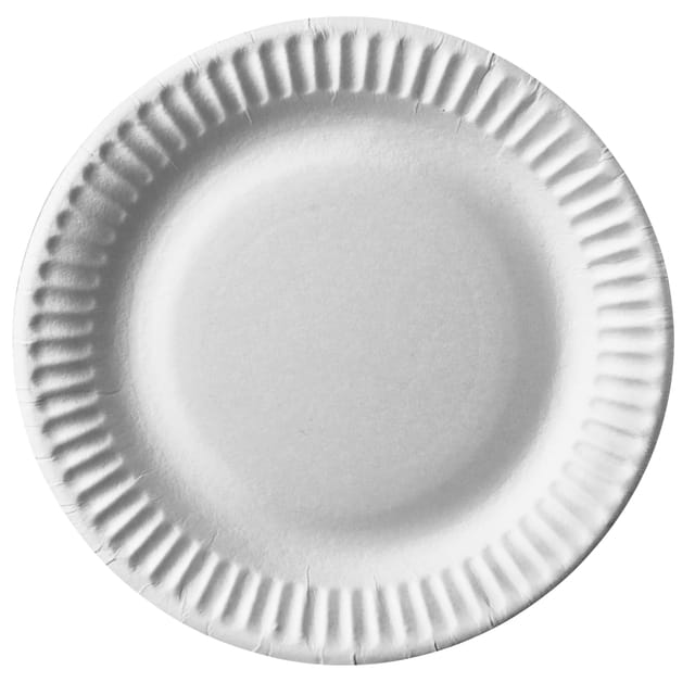 Bord IEZZY D 15cm karton wit (kleine borden)