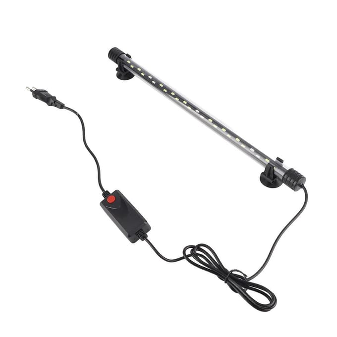 Aquariumlamp Onderdompelbare Vistanklamp Onderwaterverlichting voor Vistank gray