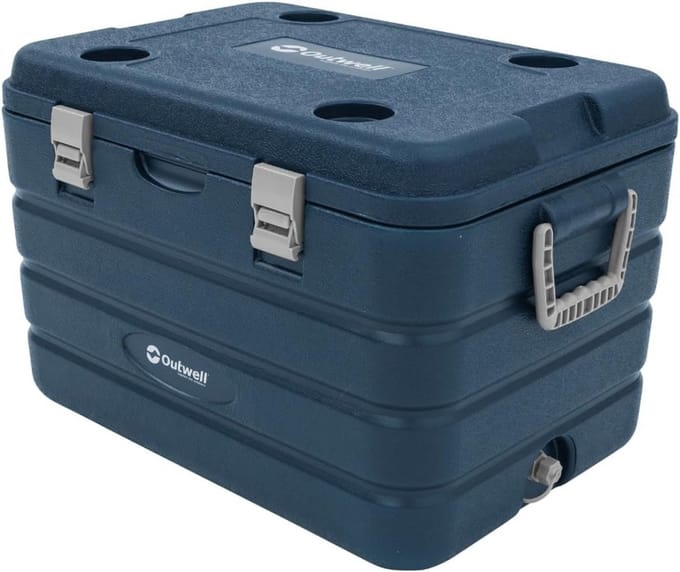 Grote Camping Koelbox 60 Liter Blauw - Isoleert Warm en Koud