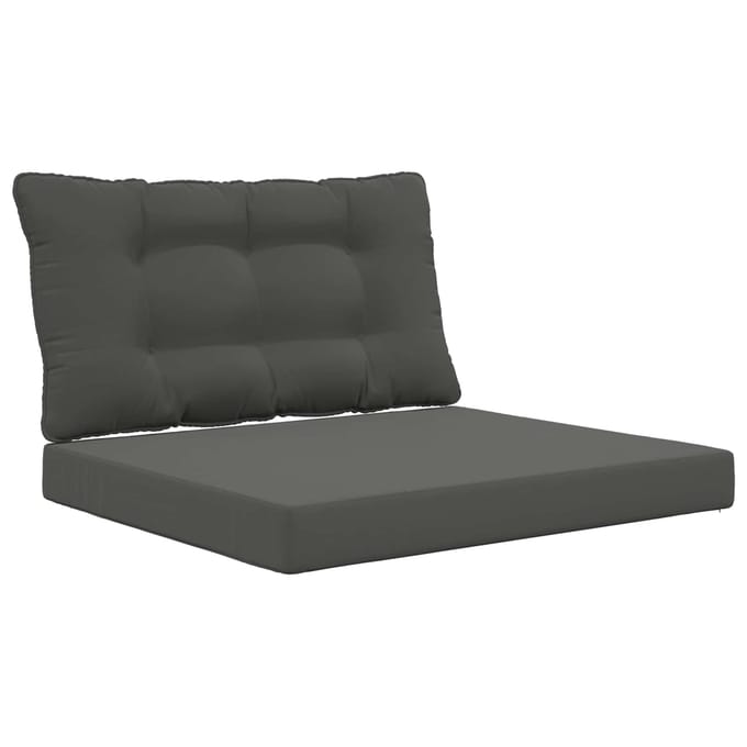 vidaXL - Buitenbankkussen - Polyester - Antraciet - 80 - x - 68,5 - cm