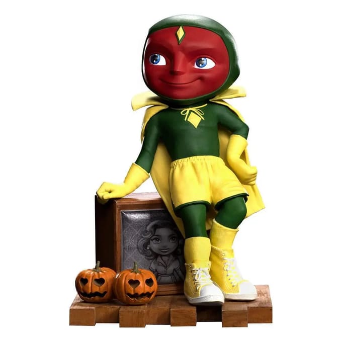 Iron Studios - MiniCo Figurines: Wandavision - Vision (Halloween Version) - Figuur