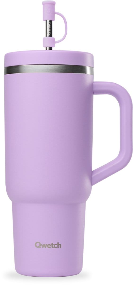 Qwetch Travel Cup Geïsoleerd - Pastel Lavendel