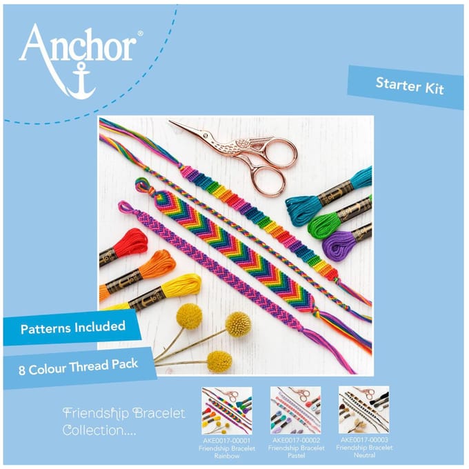 Anker Starter Kit "Vriendschapsbandjes Kit Regenboog"