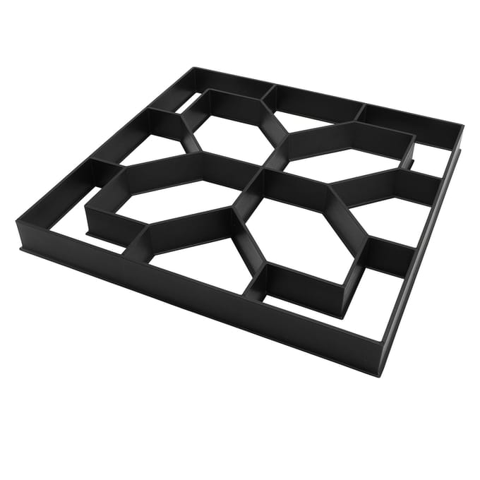40CM Moule à Pavés Manuel Réutilisable en Béton pour Jardin Cour Trottoir