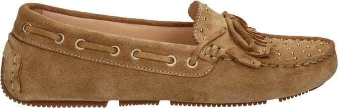Fred De La Bretoniere Billy Indy Mocassins Dames - Instappers - Camel - Maat 37