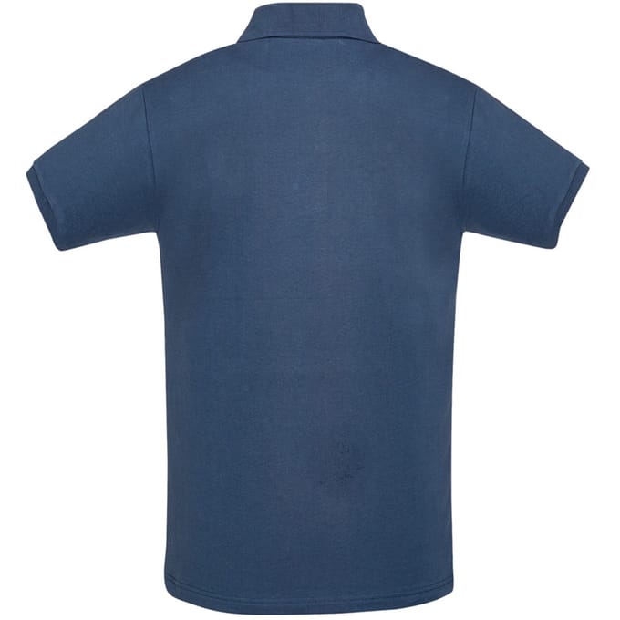 SOLS Heren Perfect Pique Korte Mouw Poloshirt (Denim)