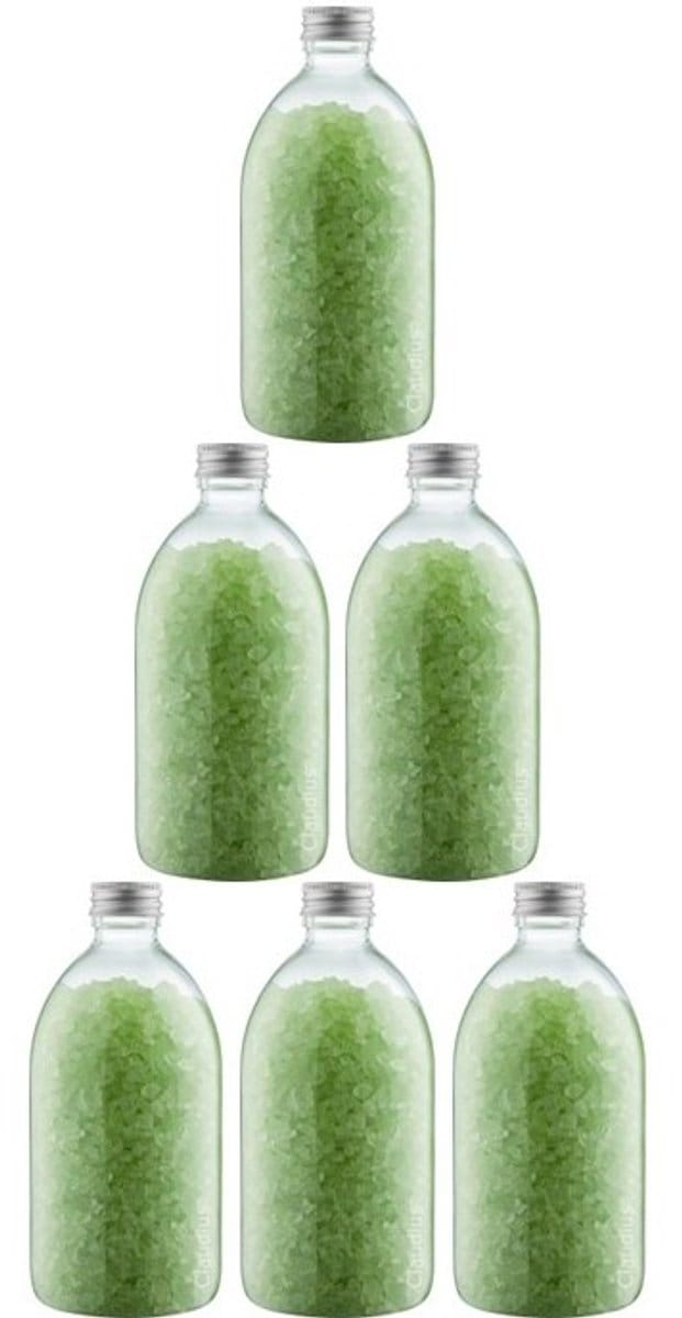 Claudius Badzout Eucalyptus - 600 gram - Fles met aluminium dop - set van 6 stuks