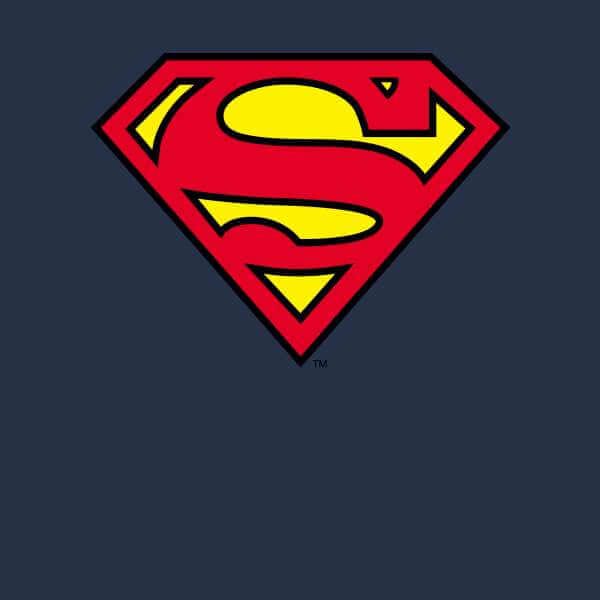 Official Superman Shield Hoodie - Navy - S