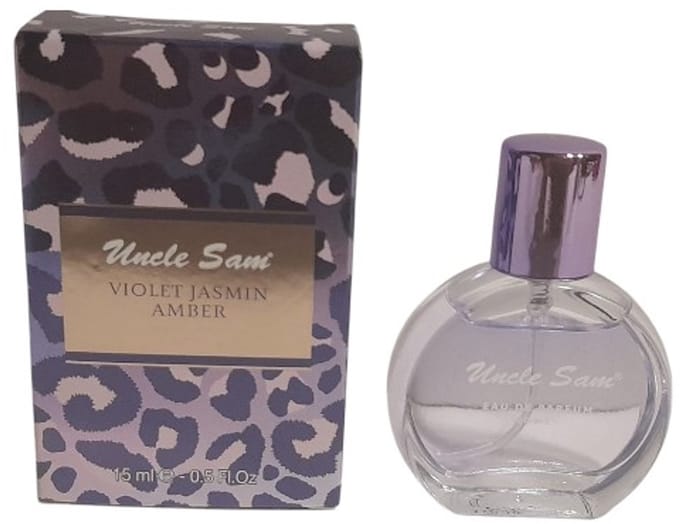 Uncle Sam Purple Ghost Violet Jasmijn Amber Eau de Parfum – Dames Parfum 15 ml