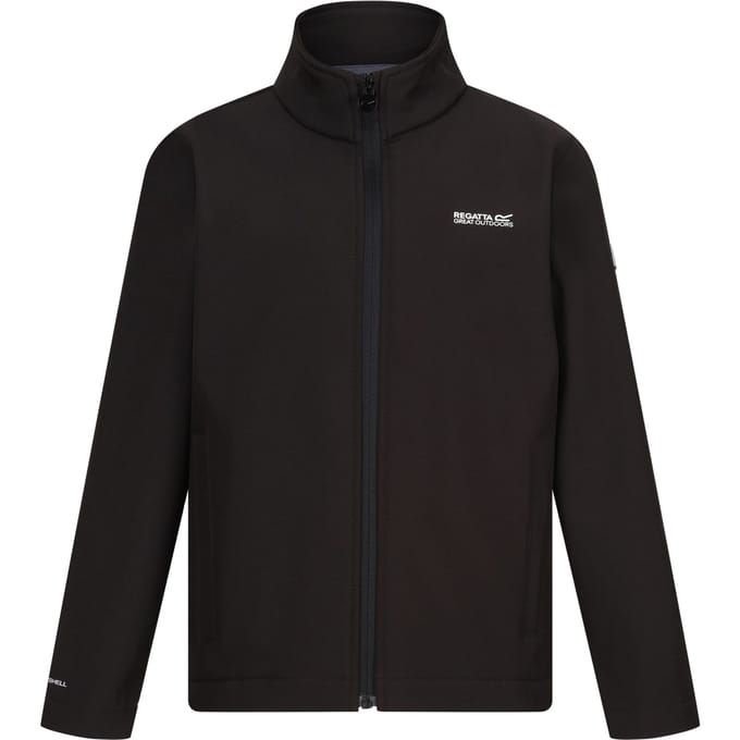Regatta Kinder/Kinder Cera Soft Shell Jas (Zwart)