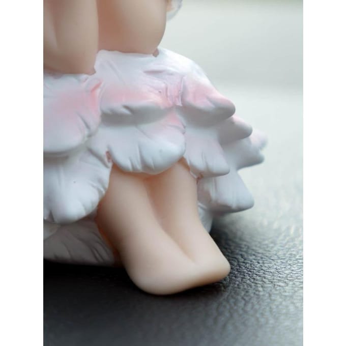 Auto-ornament met engelontwerp one-size veelkleurig