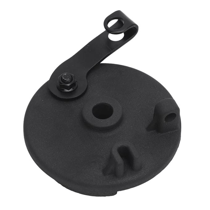 Elektrische Scooter Wielnaaf Remdeksel Aluminiumlegering Geïntegreerde Remblok voor MI3 Lite black