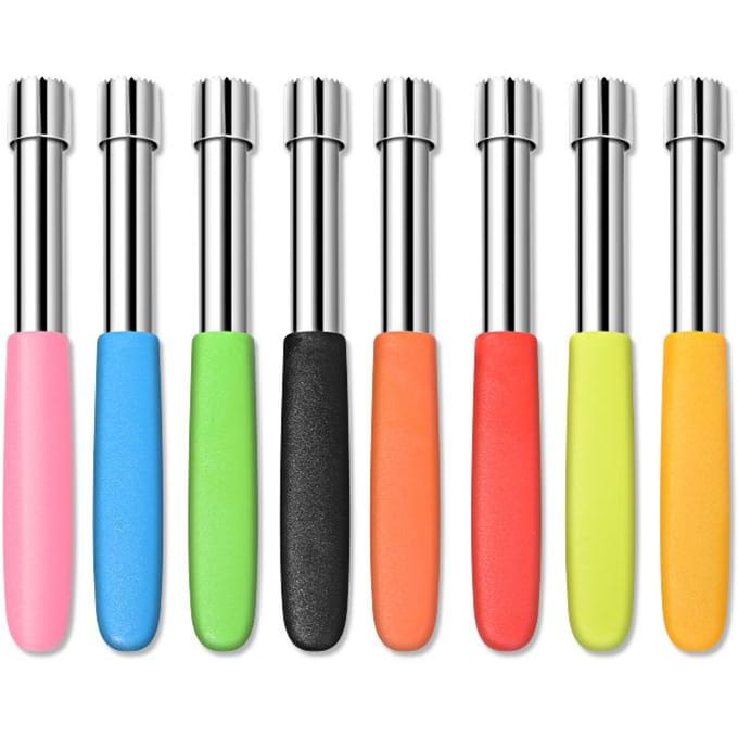 Vide-pomme, cloche de poire, dissolvant de graines de fruits, outil de cuisine, Gadget facile à enlever, couleur aléatoire, 1 pièces rose