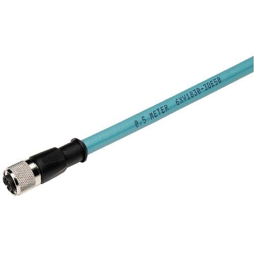 Siemens Aansluitkabel Serieel [1x - 1x ] 0.3 m Petrol
