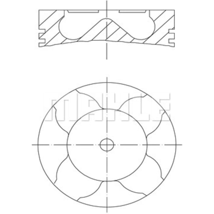 Zuiger MAHLE 213 PI 00102 000