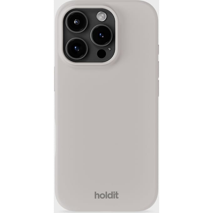 Phone Case Silicone Wool Gray iPhone 16 Pro