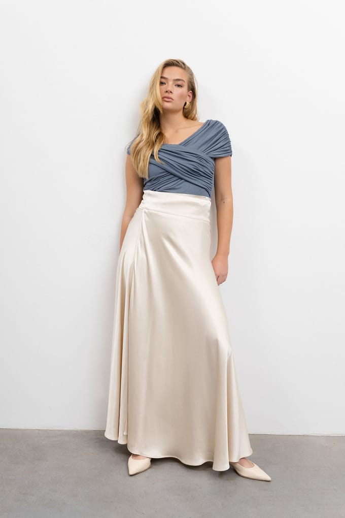 VIVEH Hazel Skirt Champagne Taglia: 46/48 | Maxi gonne Outlet | Donna | Bianco