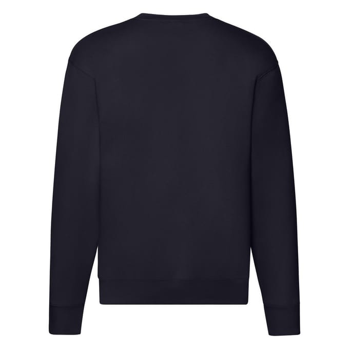 Fruit of the Loom Heren Premium Ingelegd Sweatshirt (Deep Navy)