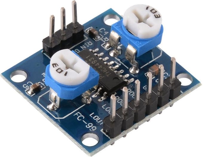 OTRONICÂ® 5Wx2 PAM8406 Digitale Versterker Board Volume Potentiometer