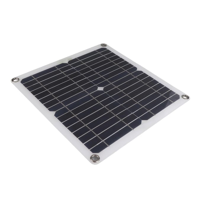 200W 12V Draagbare Zonnepaneelset Monokristallijn Zonnepaneel met Controller voor Fietsen gray
