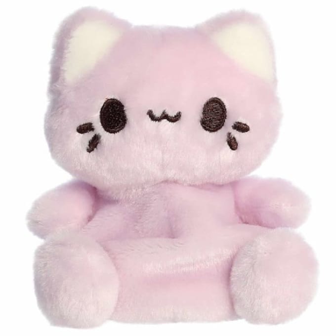Palm Pals Tasty Peach Kat (Lila) Pluche Knuffel 15 cm