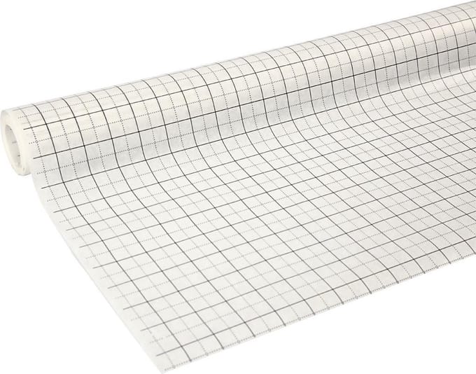 2 x rol Patroonpapier ruit 80cmx15mtr