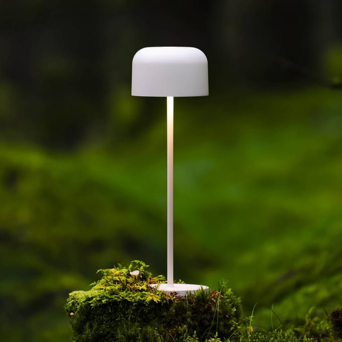 Konstsmide 7834-250 Lille LED-accutafellamp 3.5 W Warmwit Wit