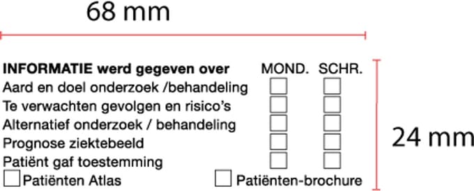 Tekstplaatje Trodat Printy 4915