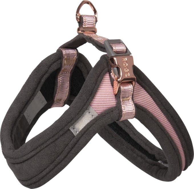 Rogz Urban Fast Fit Tuig Roze&Grijs&Rosé - Hondenharnas - Xs