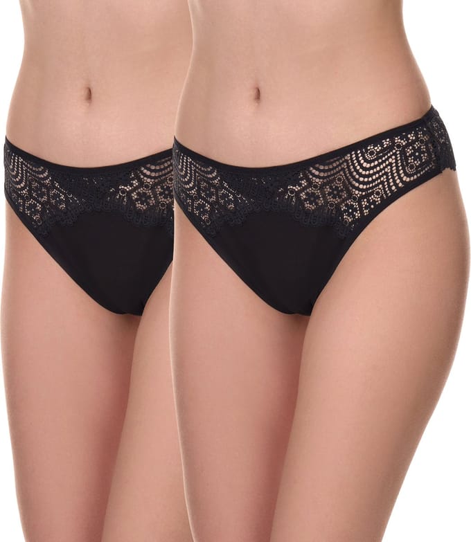 Merry Style Dames Brazilian Onderbroek - Katoen - Regular Taille - 2-Pack - MS-GAB-45-String-2P
