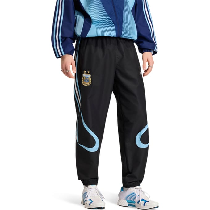 Adidas Argentina Broeken Heren - Zwart - Maat S - Poly Mesh