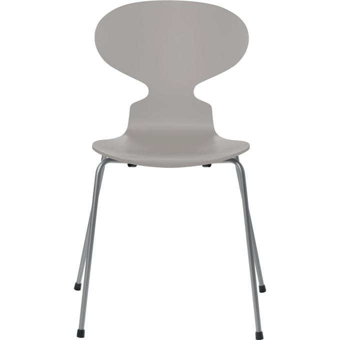 Fritz Hansen Ant Stoel - gelakt - nine grey - zilvergrijs