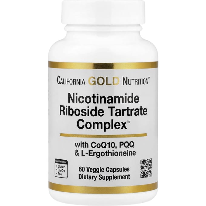 Nicotinamide Riboside Tartraat (Nrt) Complex, 60 Plantaardige Capsules