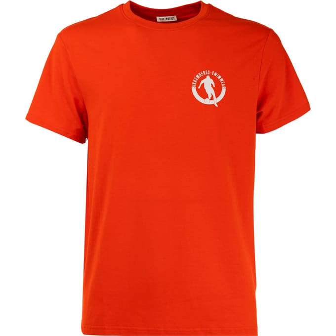 Heren-T-shirt met ronde hals en logo