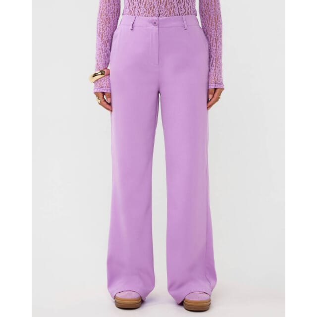 Ydence Pants Solange Broeken Dames - Lila - Maat XL