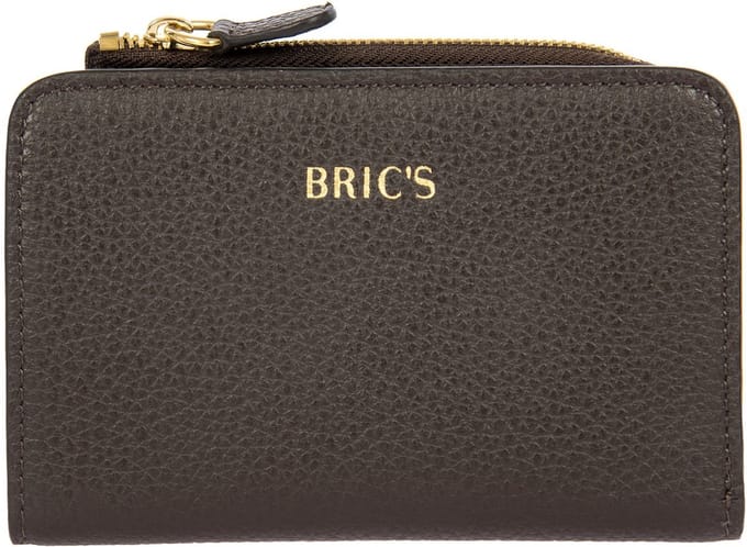 BRIC'S Leren portemonnee Gondola Mughetto Wallet Ebony donkerbruin