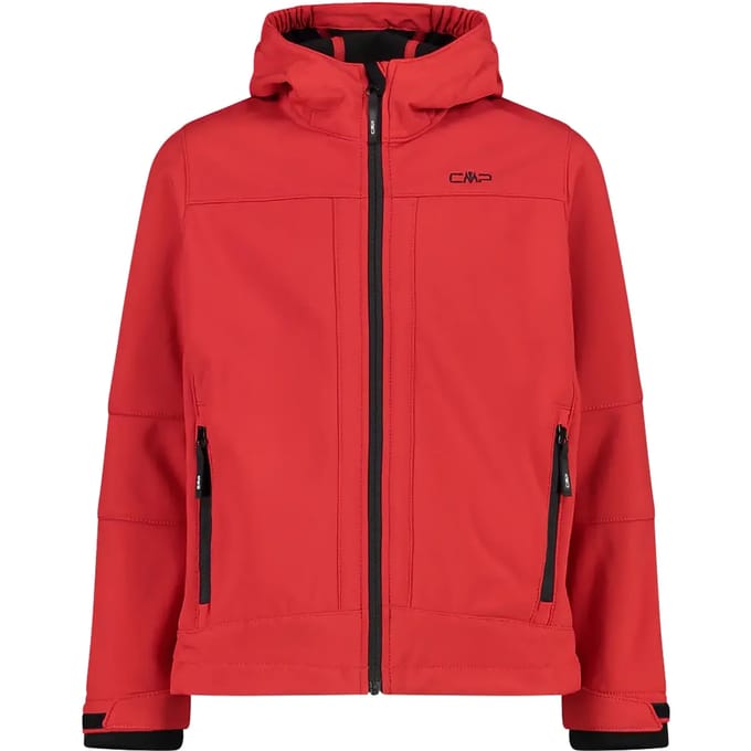 Cmp Fix Hood 3a00094 Softshelljack Rood 6 Years Kinderen