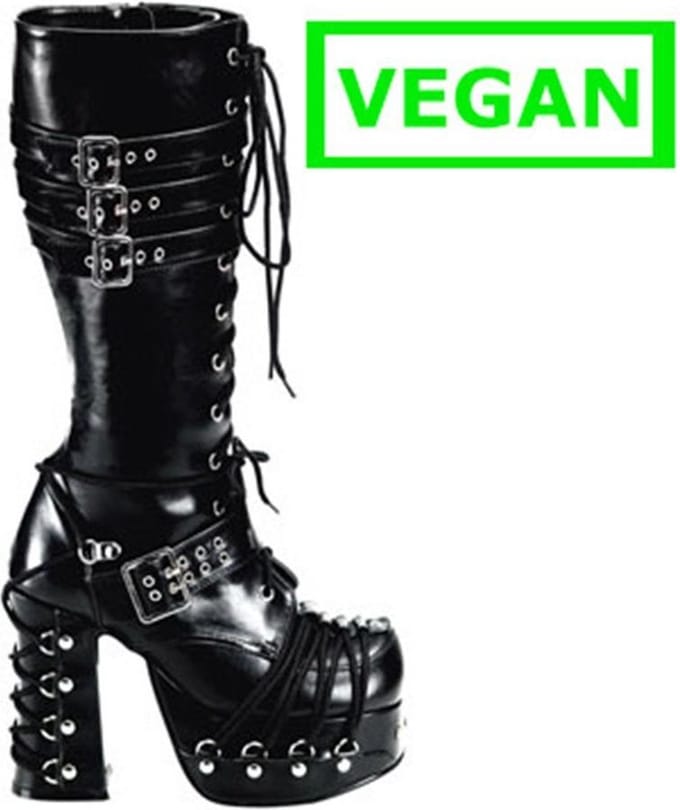Charade-206 black matt - (EU 37 = US 7) - Demonia