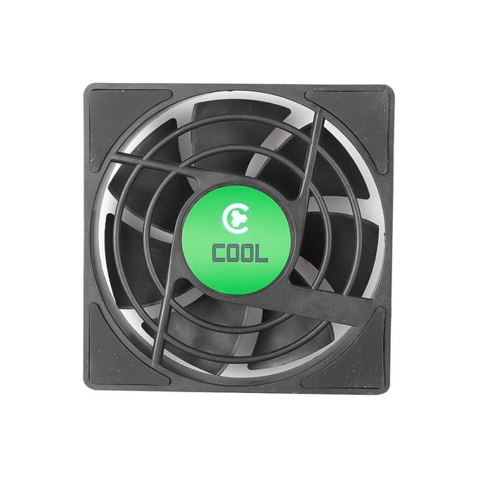 DC 5V USB Mini Koeling Kleine Ventilator 7 Bladen Koelventilator voor TV Box Set Top Box voor Android TV Box Router Radiator Met 30cm Kabel black