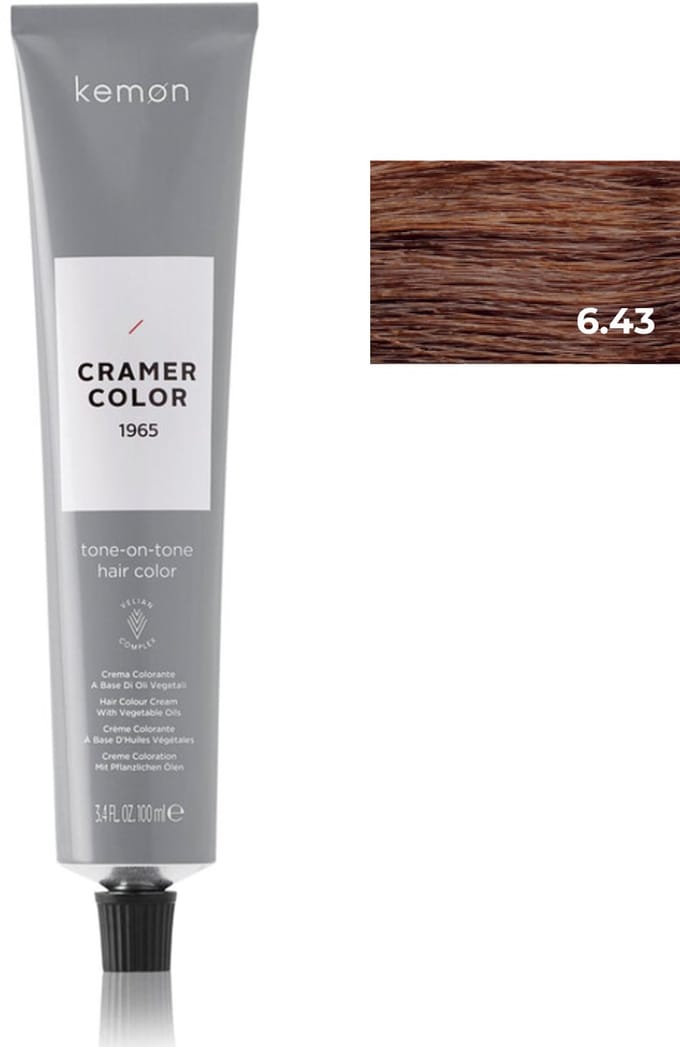 Kemon Cramer Tot 6.43 Dk Copper Gld Blonde 100Ml V2
