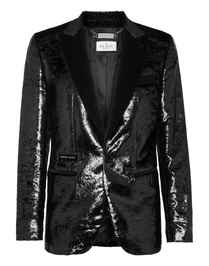 Blazer Met Één Knoop Slim Fit