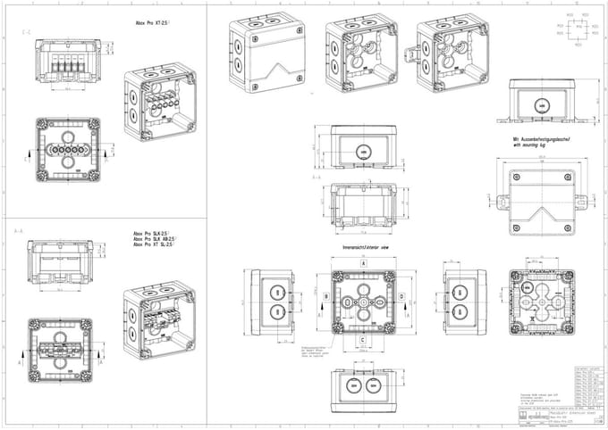 Spelsberg Abox Pro XT SLK-2,5², IP68, IK09, halogeenvrij, 40246001
