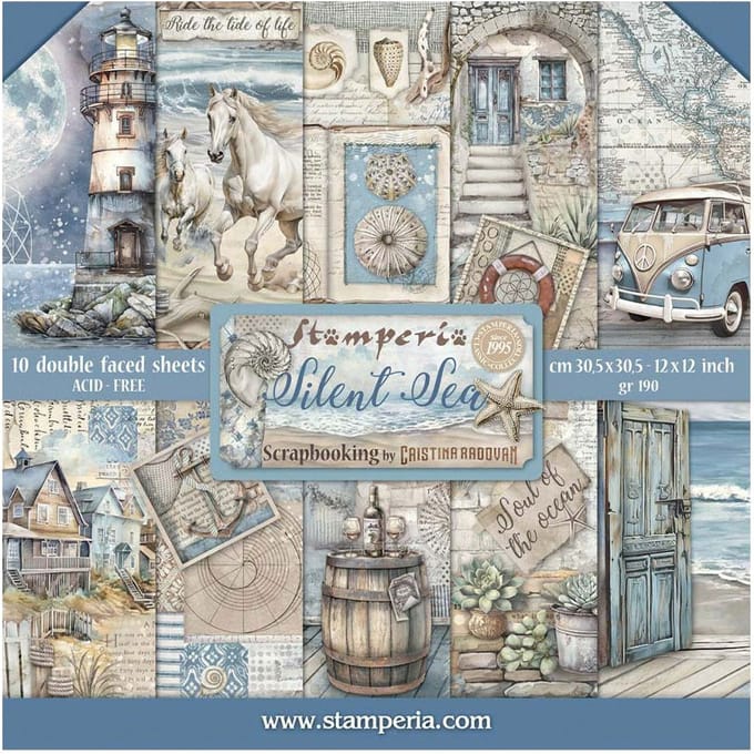 Stamperia - Silent Sea 12x12 Inch Paper Pack (SBBL169)